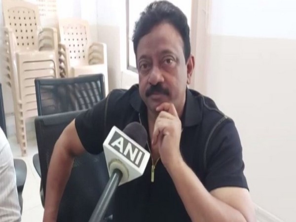 Film Director Ram Gopal Varma at the RGI Airport Police Station
