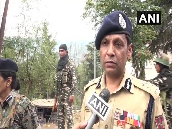 Jammu Inspector General of Police (IG) Mukesh Singh speaking to ANI on Saturday.