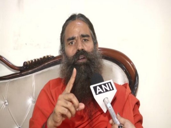 Baba Ramdev speaking to ANI in New Delhi on Thursday. Photo/ANI