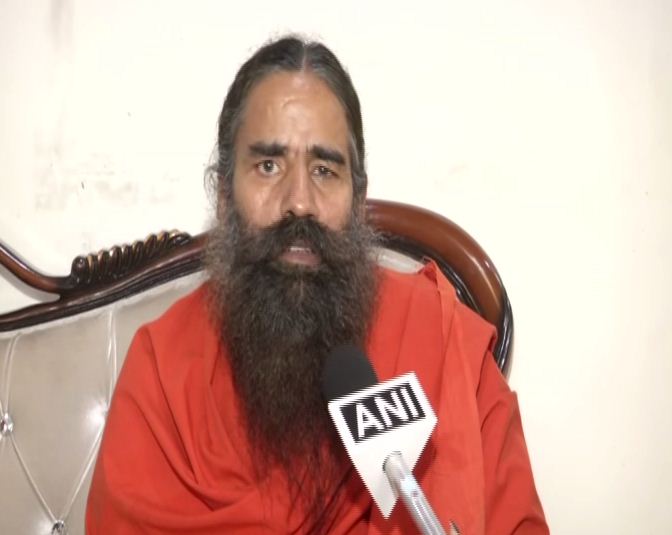 Yoga guru Baba Ramdev speaking to ANI in New Delhi on Thursday. Photo/ANI