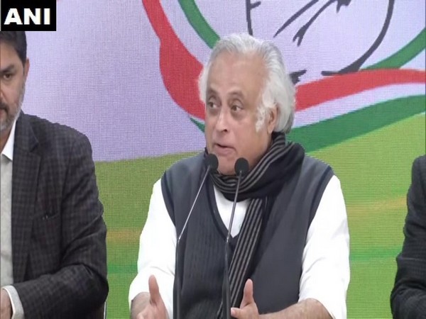 Jairam Ramesh addressing a press conference in New Delhi on Thursday. Photo/ANI