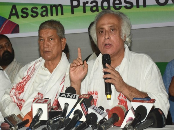 Congress leader Jairam Ramesh in Guwahati on Wednesday