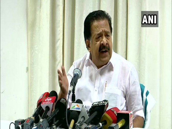 Leadr of Opposition in Kerala Assembly Ramesh Chennithala addressing press conference in Trivandrum on Monday 