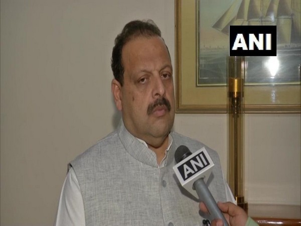 NC leader Devender Rana talking to ANI on in  Jammu on Saturday 