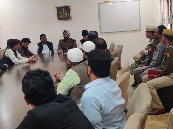 MS Randhawa holds meeting with Aman Committee in New Delhi. Photo/ANI