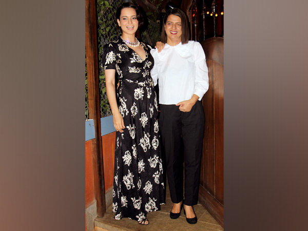 Actor Kangana Ranaut (left) and her sister Rangoli Chandel (right)