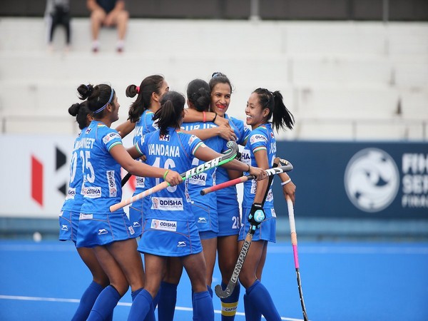 Indian women’s hockey team defeated hosts Japan 2-1 in the final at the Olympic Test Event in Tokyo to win the competition. (Photo/Hockey India Twitter)