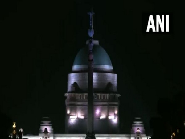 Visual of Rashtrapati Bhavan