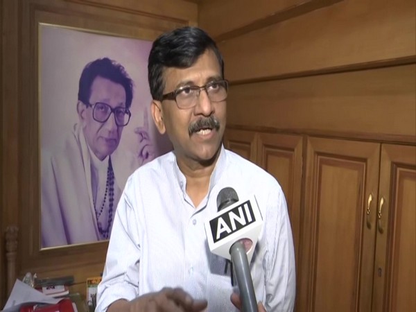 Shiv Sena leader Sanjay Raut speaking to ANI in New Delhi on Monday. Photo/ANI