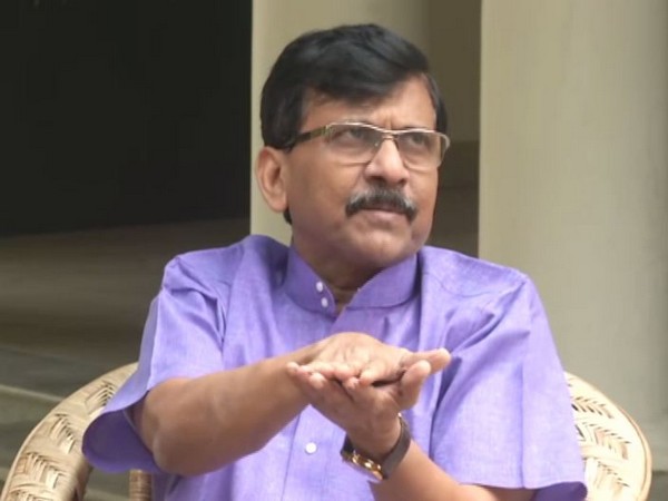 Shiv Sena leader Sanjay Raut addressing media in New Delhi on Thursday