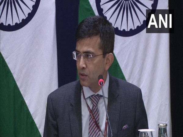 External Affairs Ministry spokesperson Raveesh Kumar addressing media in New Delhi on Thursday.