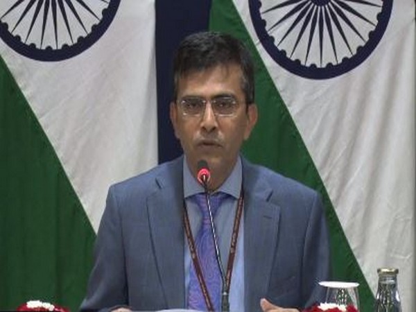 MEA spokesperson speaking at a press briefing in New Delhi on Thursday.