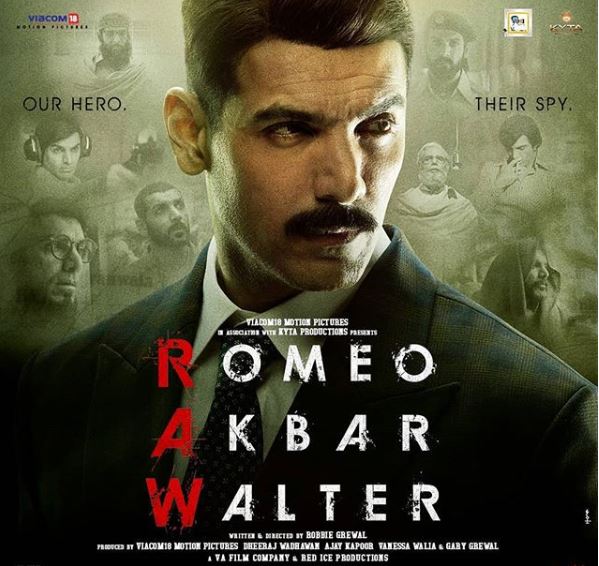 John Abraham in the poster of 'Romeo Akbar Walter', Image courtesy: Instagram