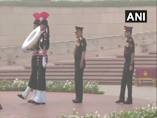 Chief of Defence Staff General Bipin Rawat at the National War Memorial in New Delhi on Tuesday. 