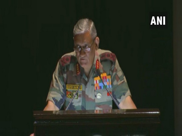 Army Chief Bipin Rawat speaking at an event in New Delhi on Friday 