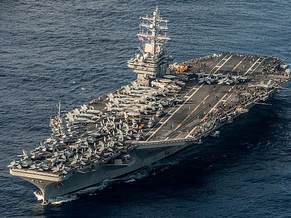 U.S. aircraft carrier Reagan to be sent to Korean Peninsula this month