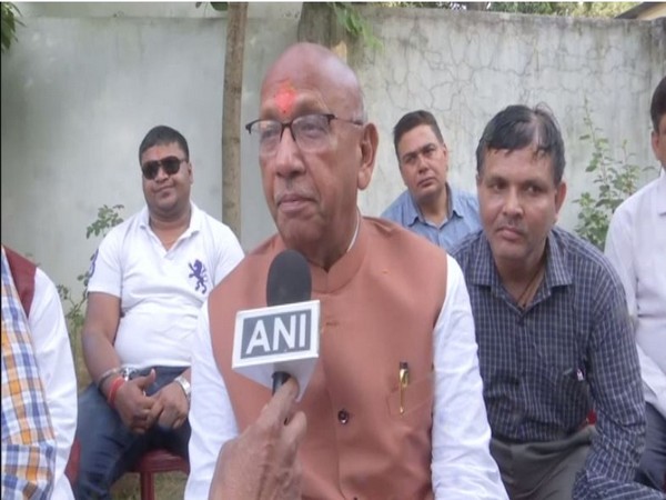 Rebel BJP leader Saryu Rai speaking to ANI in Jamshedpur on Monday. Photo/ANI