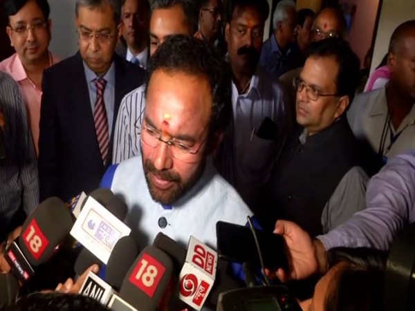 G Kishan Reddy speaks to media in New Delhi on Tuesday. [Photo/ANI]