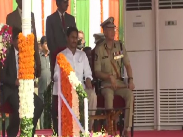 Andhra Pradesh Chief Minister YS Jaganmohan Reddy in Vijayawada on August 15. Photo/ANI