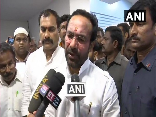 MoS Home Affairs G Kishan Reddy in Hyderabad on Thursday 