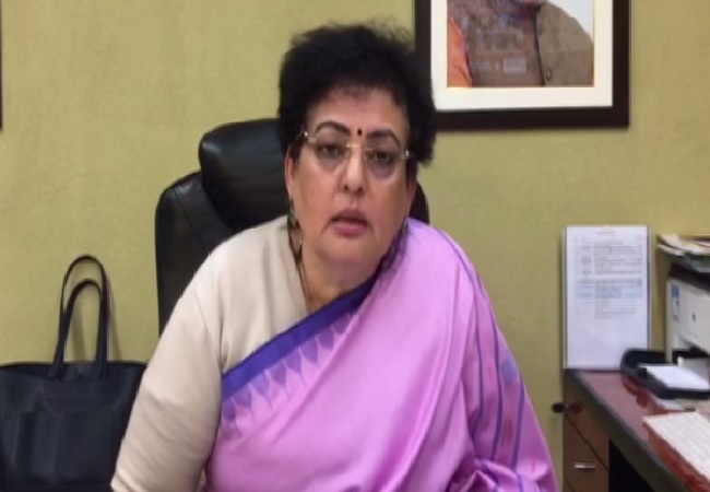 NCW chairperson Rekha Sharma speaking to media in New Delhi on Wednesday. Photo/ANI