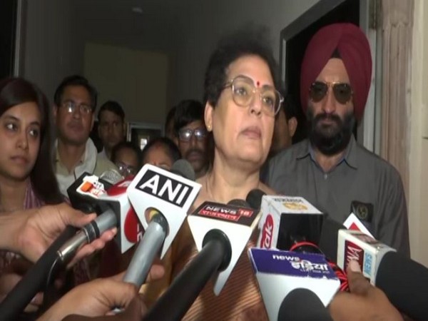 The chairperson of the National Commission for Women (NCW) Rekha Sharma (Photo/ANI)