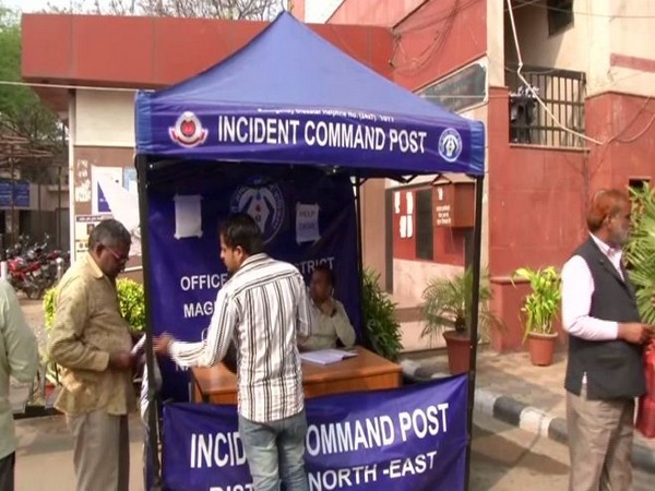 Help-desk set up in Nand Nagri in north-east Delhi to help out the violence hit people. Photo/ANI