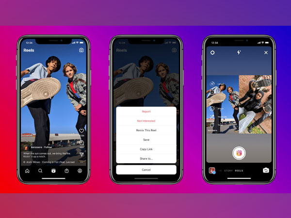 Remix Reels feature (Image source: Instagram's Twitter account)