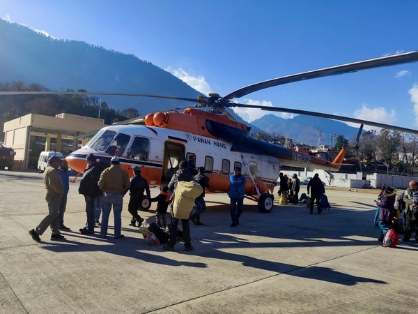 Visual from the rescue work carried out in Himachal Pradesh. Photo/ANI