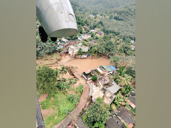 Visual from inundated areas in Kerala (ANI)