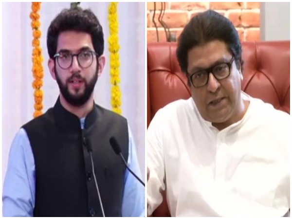 Maharashtra Minister Aaditya Thackeray and MNS chief Raj Thackeray (File Photo)