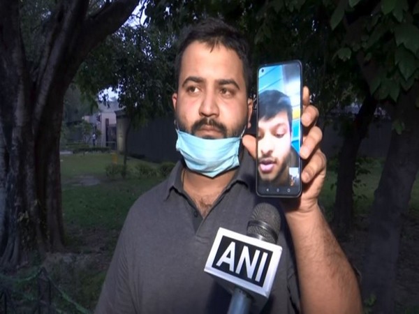 A student stranded in Ukraine, Ashwini Sharma (Photo:ANI)
