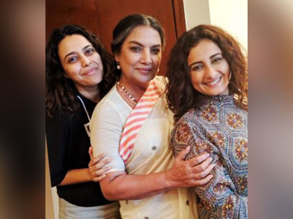 Swara Bhaskar, Shabana Azmi and Divya Dutta, Picture courtesy: Instagram