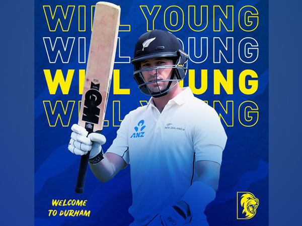New Zealand batsman Will Young (Photo/ Durham Cricket Twitter)