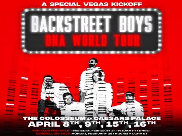 Poster of Backstreet Boys' Las Vegas Shows (image source: Instagram)