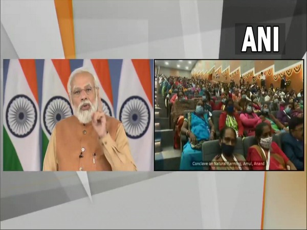 Prime Minister Narendra Modi addressing the National Summit on Agro and Food Processing (Photo/ANI)