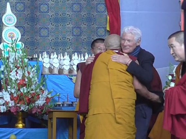 Richard Gere in Bodh Gaya, Bihar