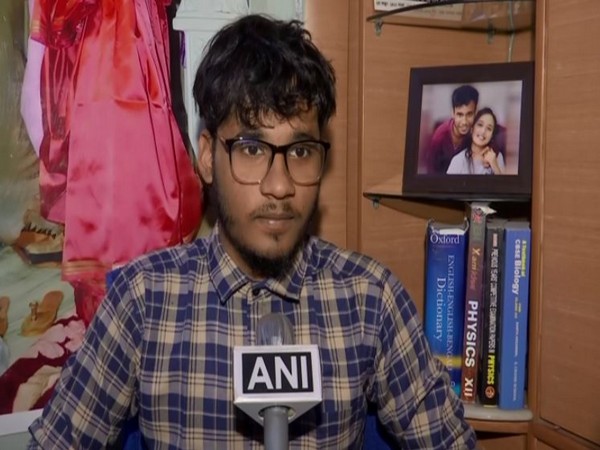 Rishabh Roy, a medical student who came back to India from Ukraine. (ANI/photo)