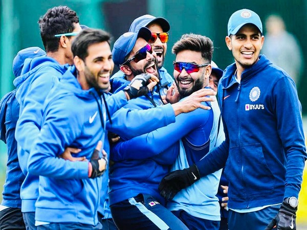 Indian players in all smiles ahead of first ODI against South Africa.  (Photo/Ravindra Jadeja Twitter)