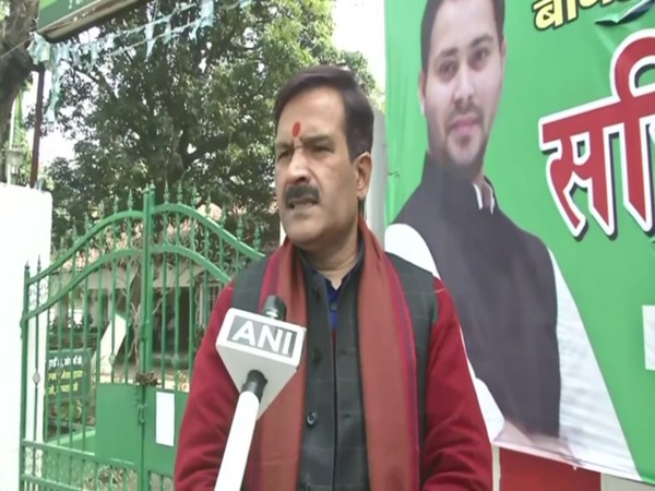 RJD spokesperson Mrityunjay Tiwari (Photo:ANI)