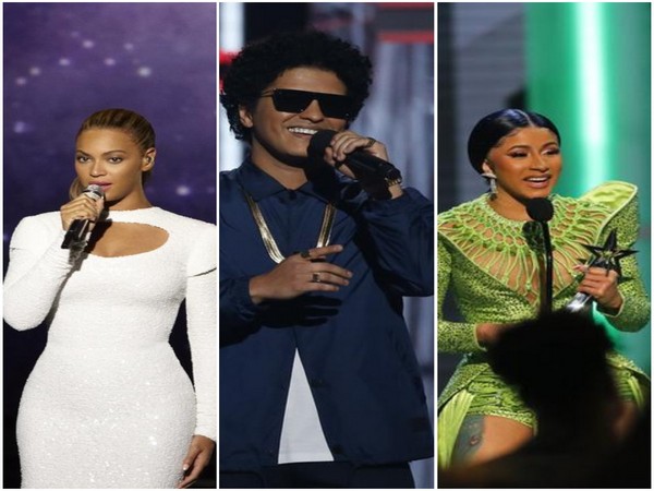 Beyoncé, Bruno Mars and Cardi B