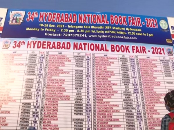 Booksellers, writers from across country participate in 34th Annual Book Fair in Hyderabad (Photo:ANI)