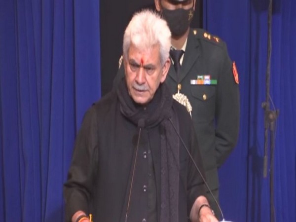 Jammu and Kashmir Lieutenant Governor Manoj Sinha (Photo/ANI)