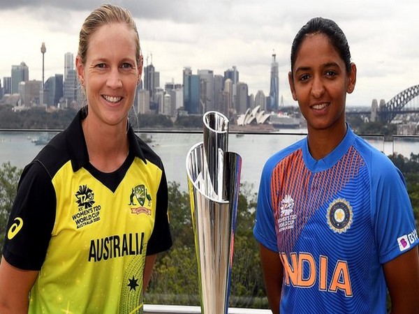 Australia skipper Meg Lanning and India skipper Harmanpeet Kaur ahead of Women's T20 World Cup final (Photo/ T20 World Cup Twitter)