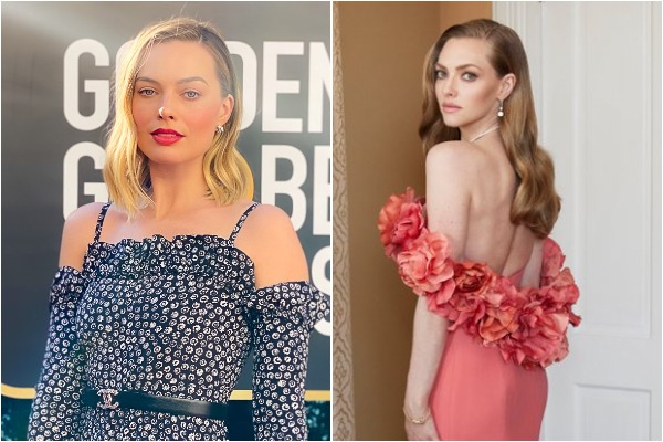 Margot Robbie and Amanda Seyfried (Image source: Twitter)
