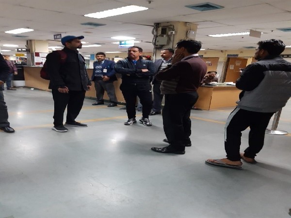 A visual of Robert Vadra at AIIMS where his gym trainer was admitted.  