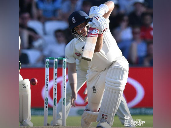 England were at 156/3 at the end of play on day three of the third Ashes Test against Australia. (Photo/England Cricket Twitter)