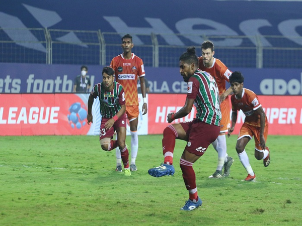 Roy Krishna of ATK Mohun Bagan successfully converted the spot-kick against FC Goa (Image: ISL)