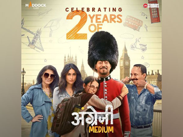  Two years of 'Angrezi Medium' poster (Image source: Instagram)