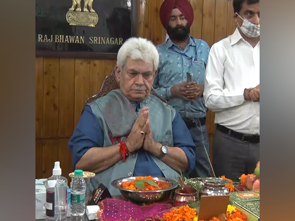 Jammu and Kashmir L-G Manoj Sinha (Photo/ANI)